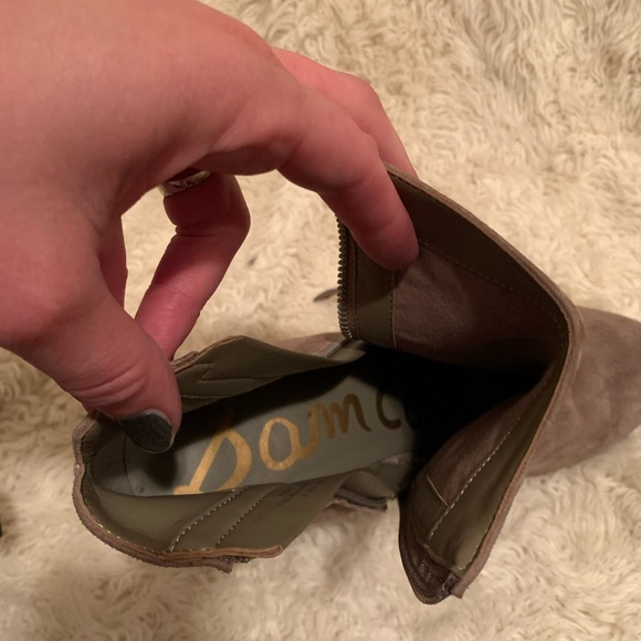 Sam Edelman Sadee Leather Heel Ankle Boots NEW W/OUT BOX!! - Picture 5 of 6